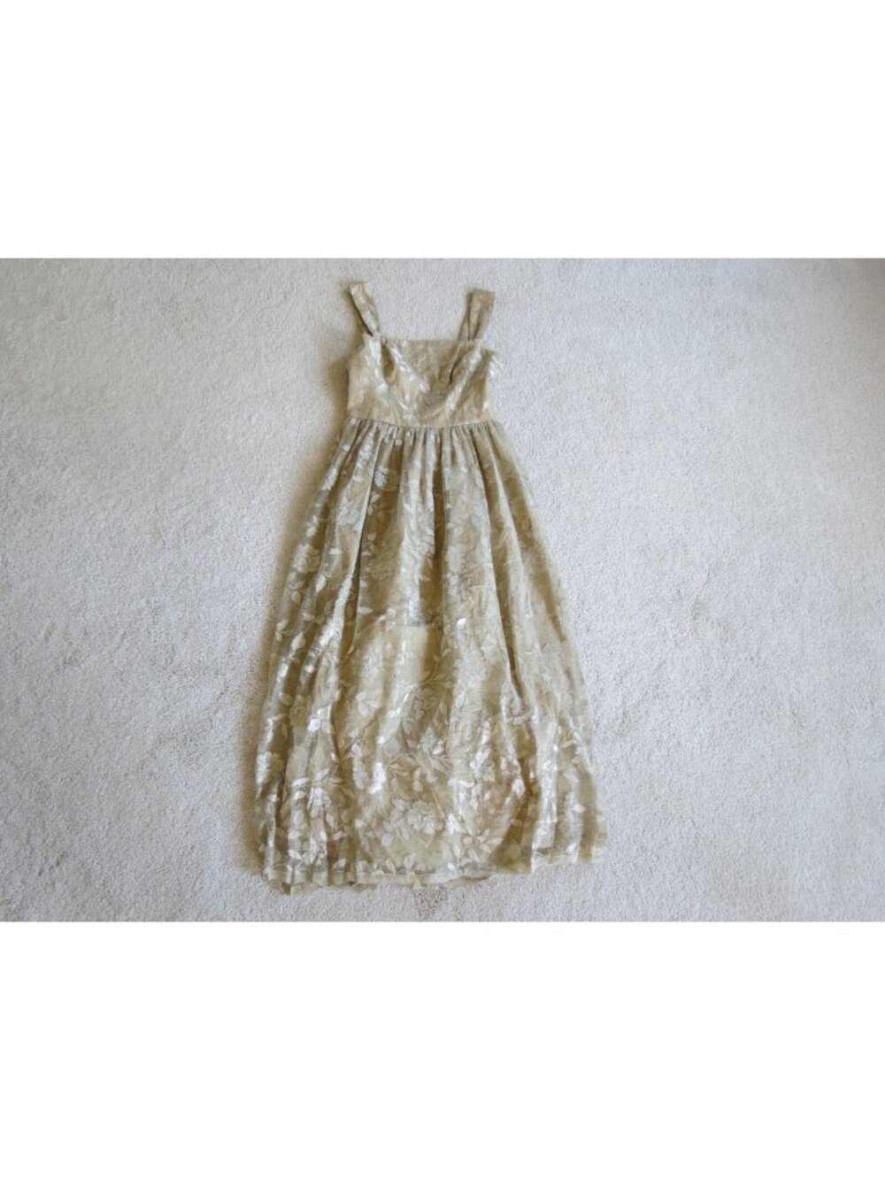 Morgan Allen Designs Gold Leaf Dress Large